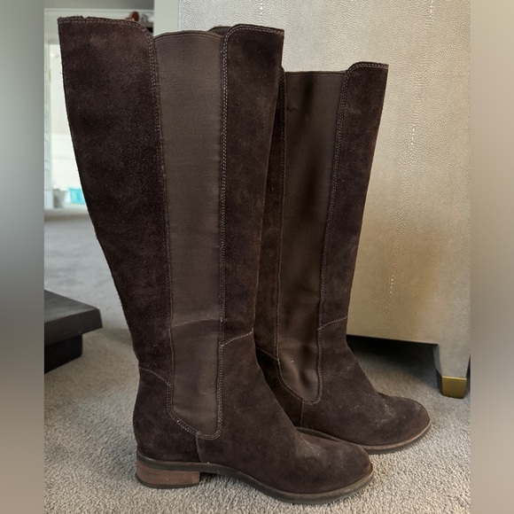 Cole Haan Jodphur Boot Dark Chocolate Suede - Picture 2 of 6